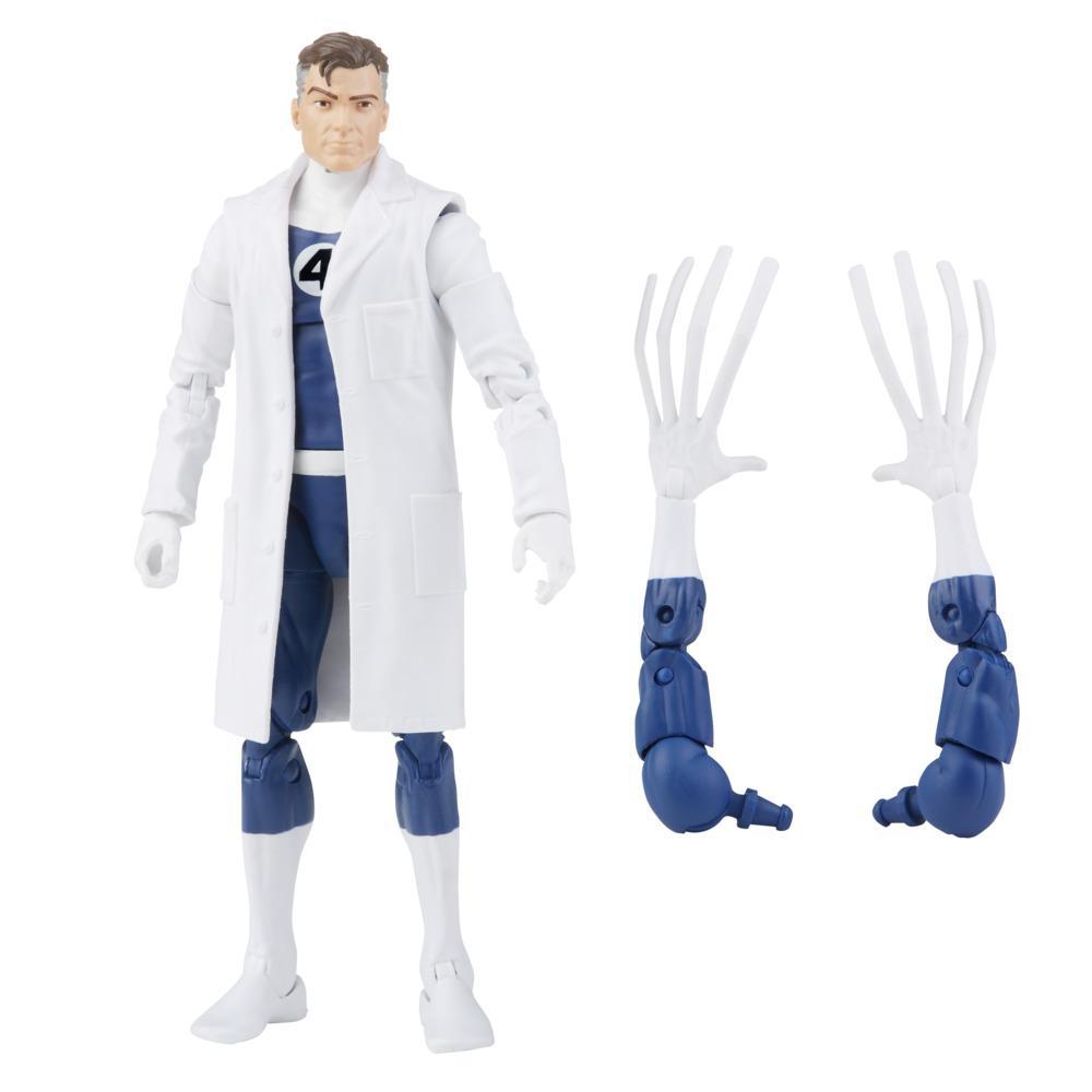 Marvel Legends Series Retro Fantastic Four Mr. Fantastic 6in Premium Action Figure Toy