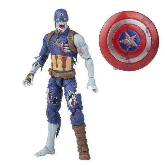 Marvel Legends: What If? Zombie Captain America 6in Action Figure