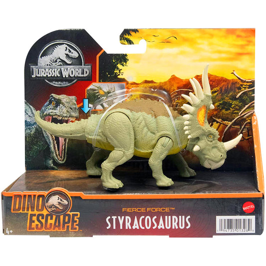 Jurassic World: Fierce Force; 7" High Detail Dinosaur Action Figure: Styracosaurus