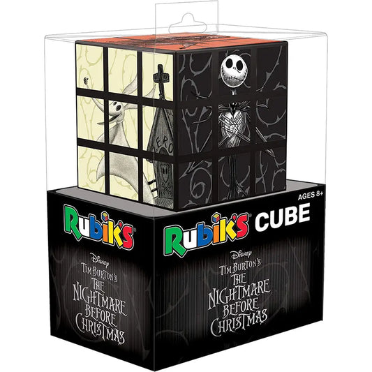 Rubiks Cube: Tim Burton's Nightmare Before Christmas Puzzle Game w/ Display Stand