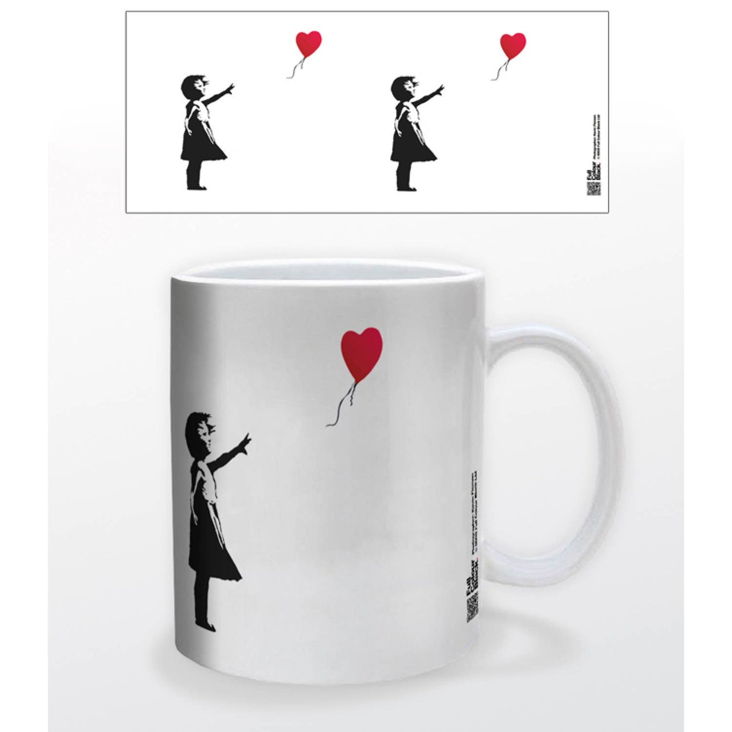 Balloon Girl 11 oz Ceramic Mug with Giftbox