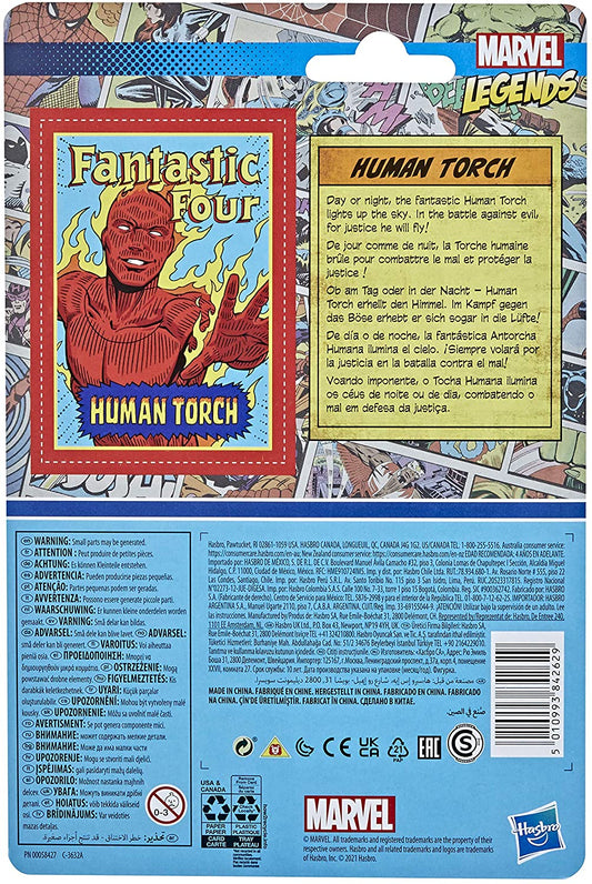 Marvel Legends Retro Series: 3.75" Action Figures: Human Torch
