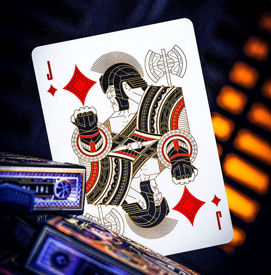 Bicycle Premium Playing Card Deck: Theory 11: Marvel Avengers Purple Theme