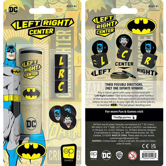 Retro Batman Themed Left Right Center Dice Game by The OP