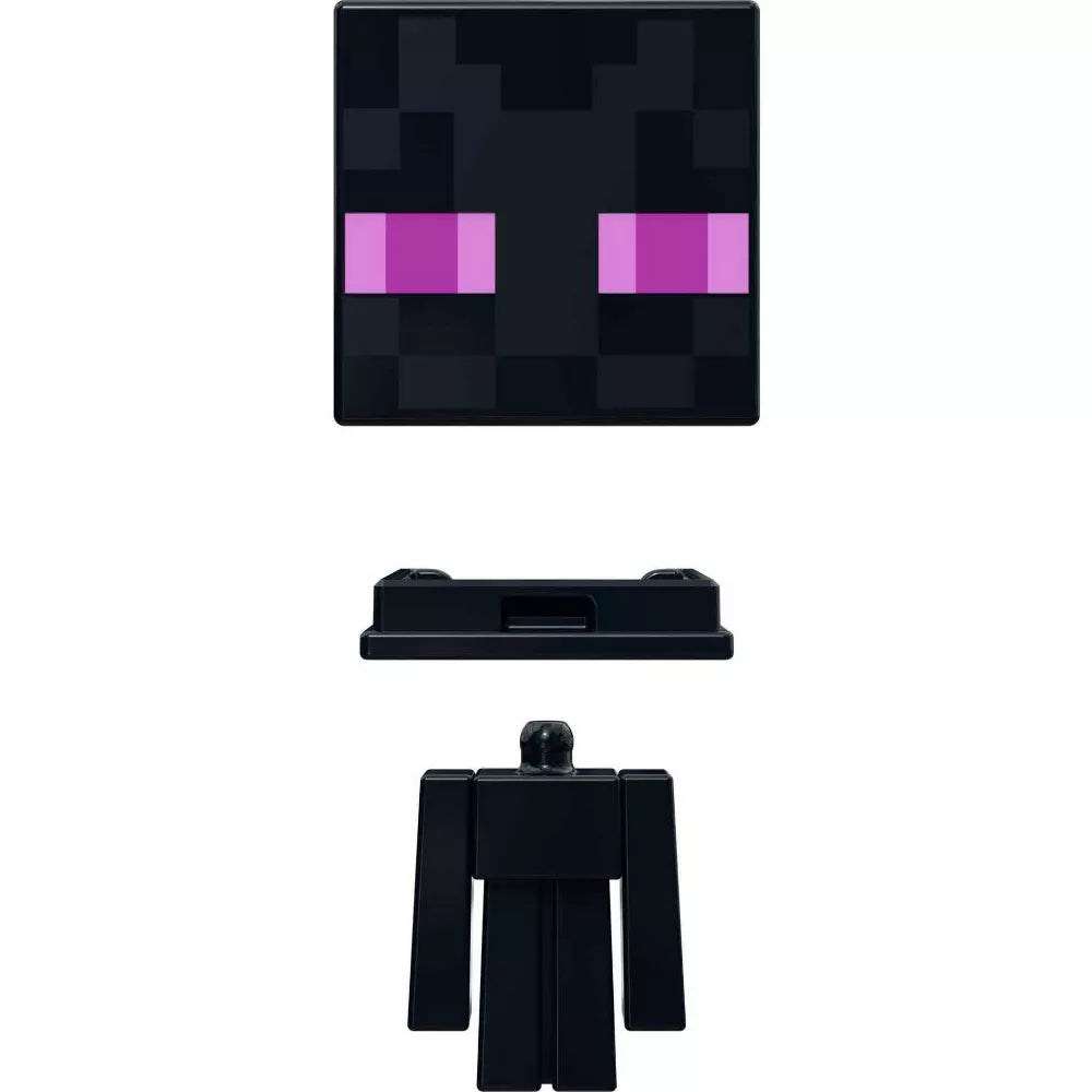 Minecraft Mob Head Minis Action Figure: Enderman Taken Apart