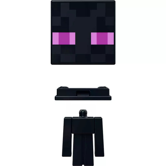 Minecraft Mob Head Minis Action Figure: Enderman Taken Apart