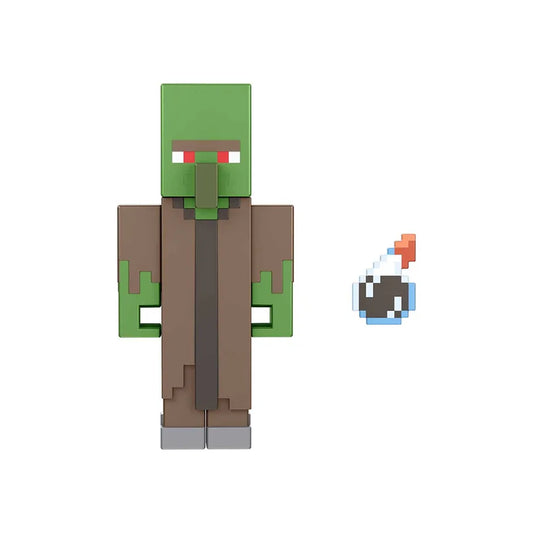 Minecraft Zombie Villager 3.25 in Action Figure