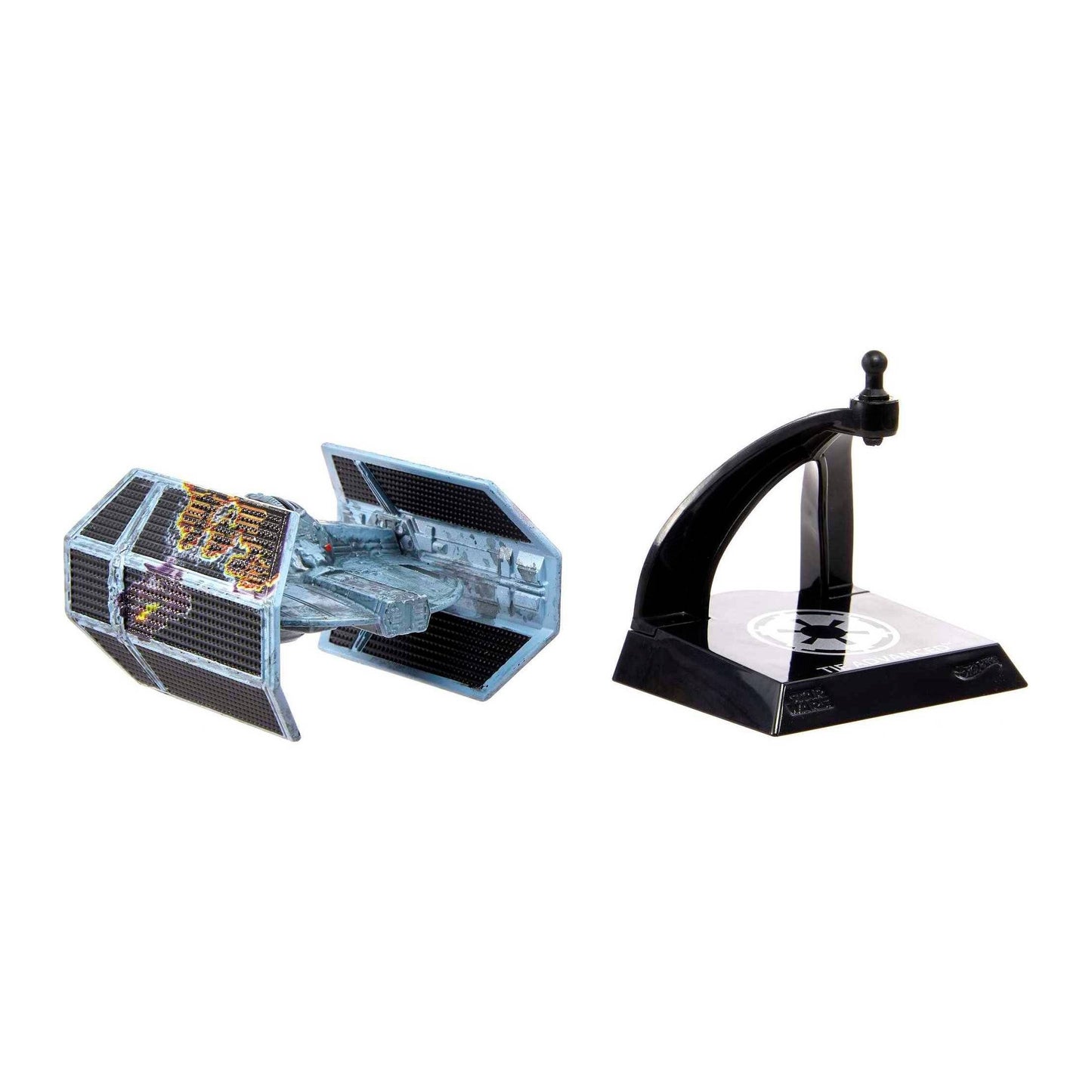Hot Wheels Star Wars: Starships Select Darth Vader's Tie Advanced: 1:50 Scale Out of Box