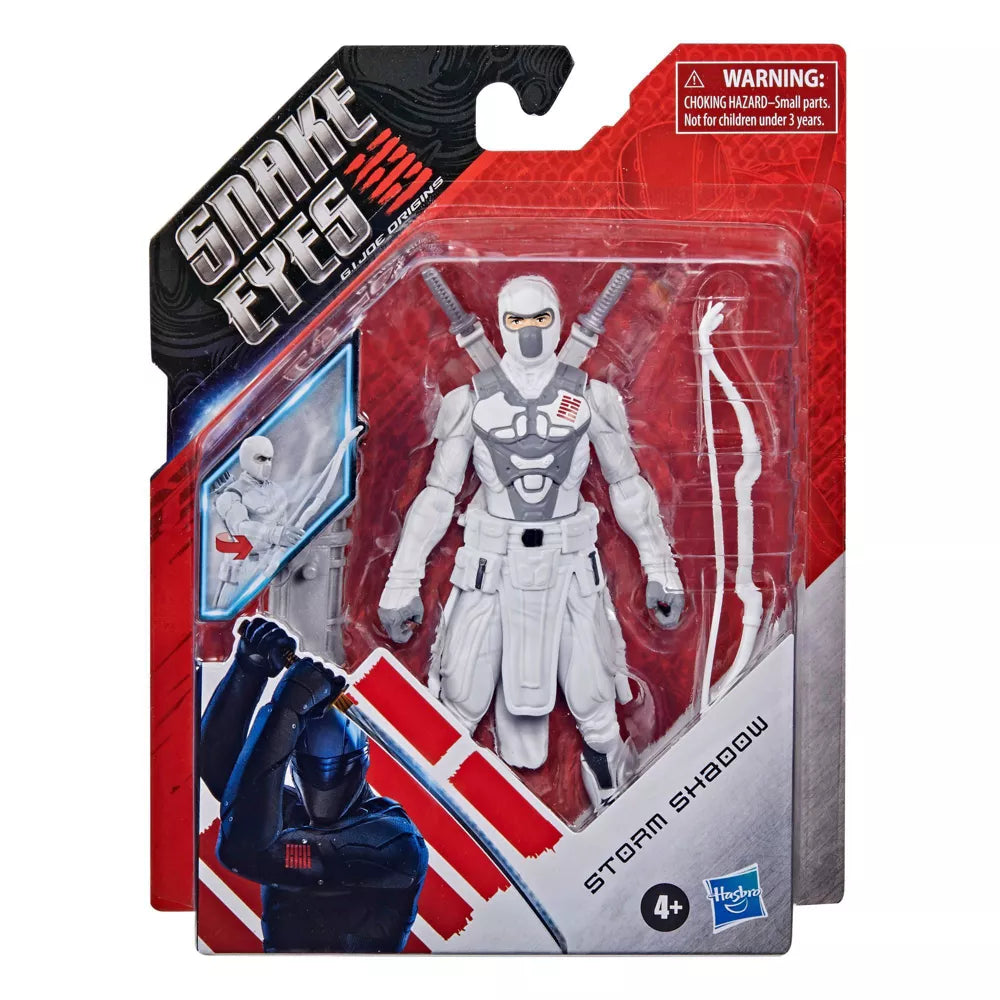 Snake Eyes G.I. Joe Origins Official Action Figure: 6in Ninja Strike Storm Shadow
