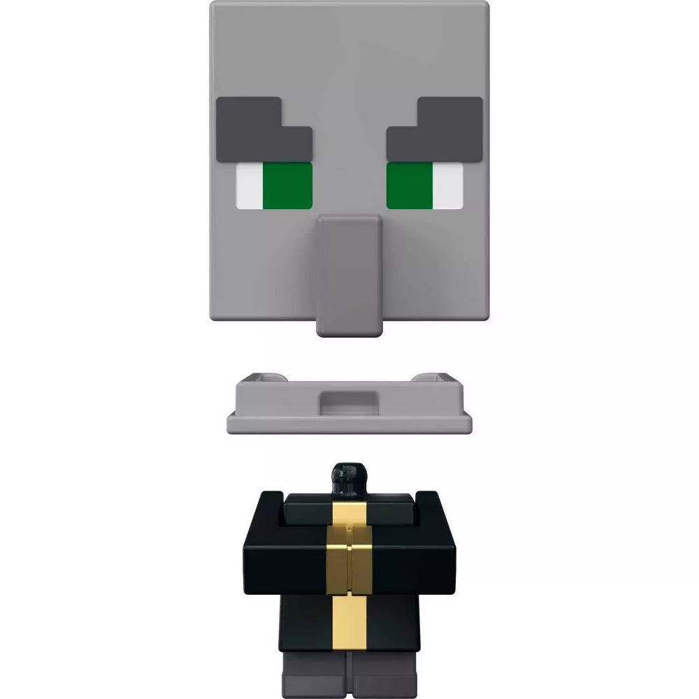 Minecraft Mob Head Minis Action Figure: Evoker Taken Apart