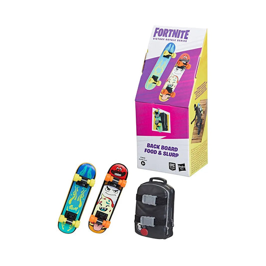 Fortnite Victory Royale Series: Back Board Food & Slurp Rider Accessory Bundle With Box