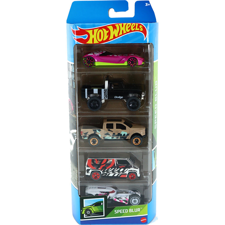 Hot Wheels 5-Pack 2022 Release: Speed Blur (HFV84) Box Set