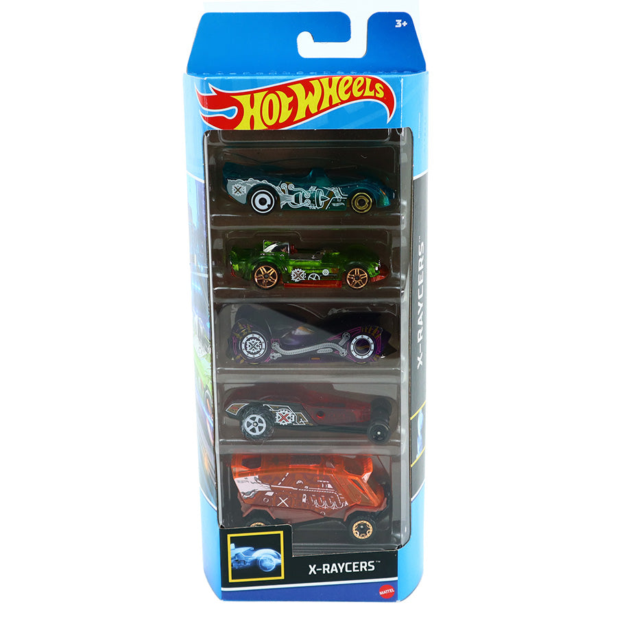 Hot Wheels 5-Pack 2022 Release: X-Raycers (HFV81) Box Set
