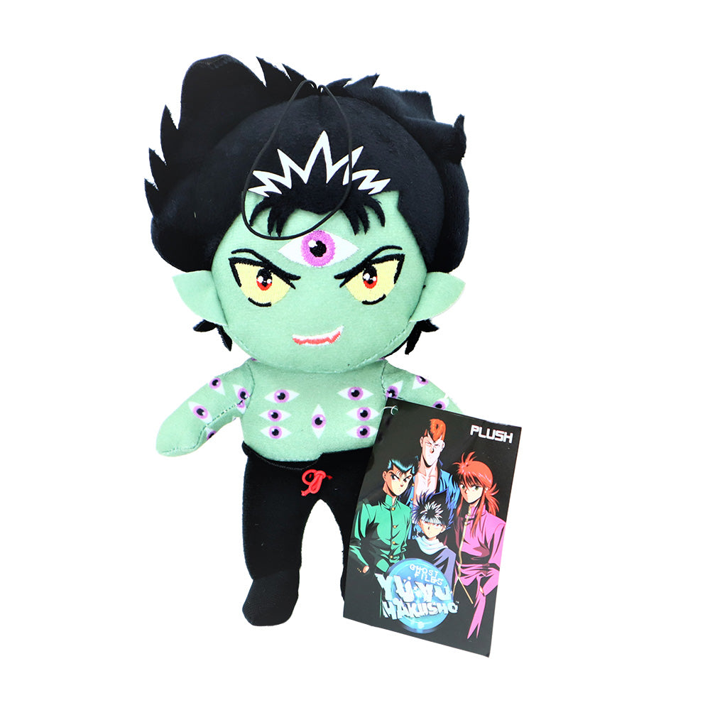 Yu Yu Hakusho Ghost Files Official Anime Plush: 8in Hiei Evil Eye Jagan Stuffed Animal