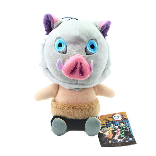 Demon Slayer Official Anime Plush: 7in Inosuke Hashibira Sitting