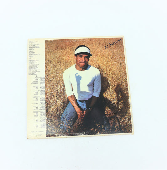 Vintage 12-in Vinyl Record Al Jarreau Glow Warner Bros Print Back View