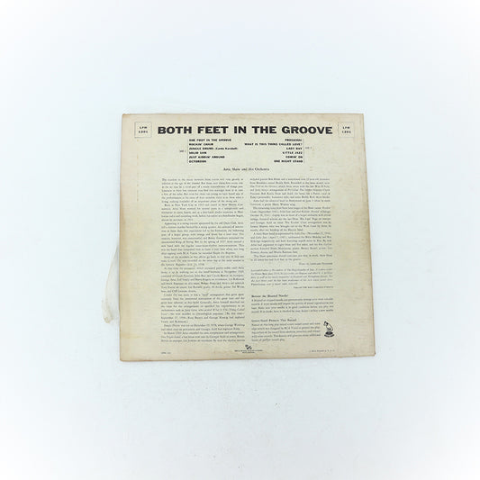 Vintage 12-in Vinyl Record Artie Shaw and his Orchestra Both Feet in the Groove RCA Print Back View