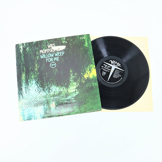 Vintage 12-in Vinyl Record Wes Montgomery Willow Weep for Me Verve Print Front View