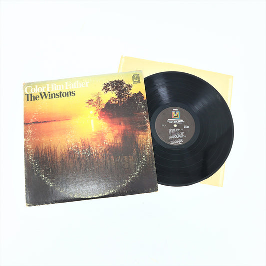 Vintage 12-in Vinyl Record The Winstons Color Him Father Metro Media Print Front View