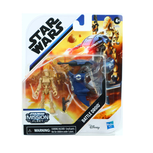 Star Wars Mission Fleet: Battle Droid Miniature Action Figure Set