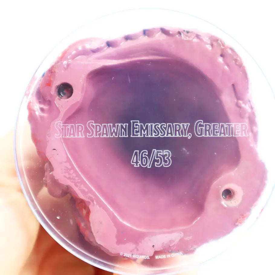 Bottom Profile - Greater Star Spawn Emissary Van Richten's Guide to Ravenloft #46 D&D Icons of the Realms Hand Painted Miniature Figurine