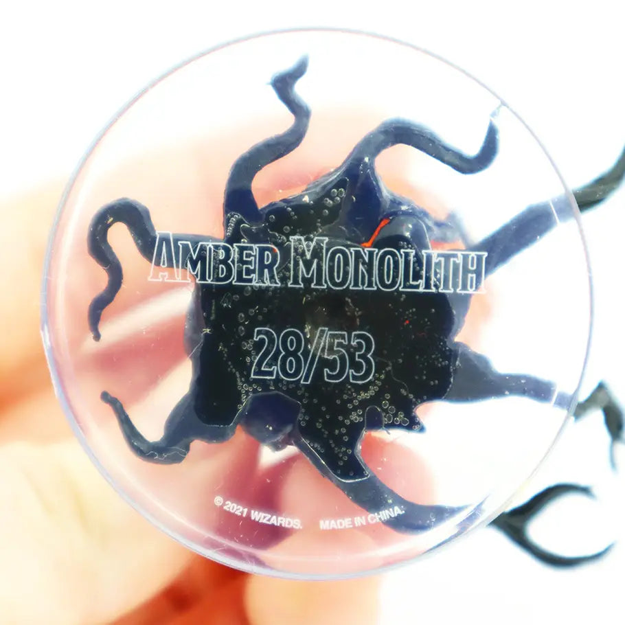 Bottom Name Plate of Amber Monolith