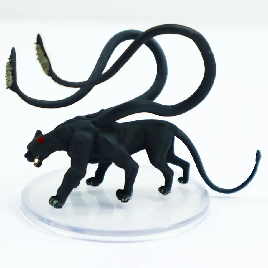 Back Profile of Displacer Beast #35 Painted Miniature Dungeons and Dragons Figures from Van Richten's Guide to Ravenloft Set 21