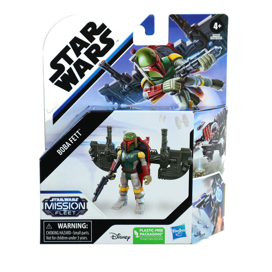 Star Wars Mission Fleet: Boba Fett Wing Suit Miniature Action Figure Set