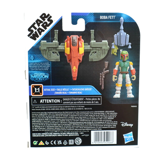 Star Wars Mission Fleet: Boba Fett Wing Suit Miniature Action Figure Set
