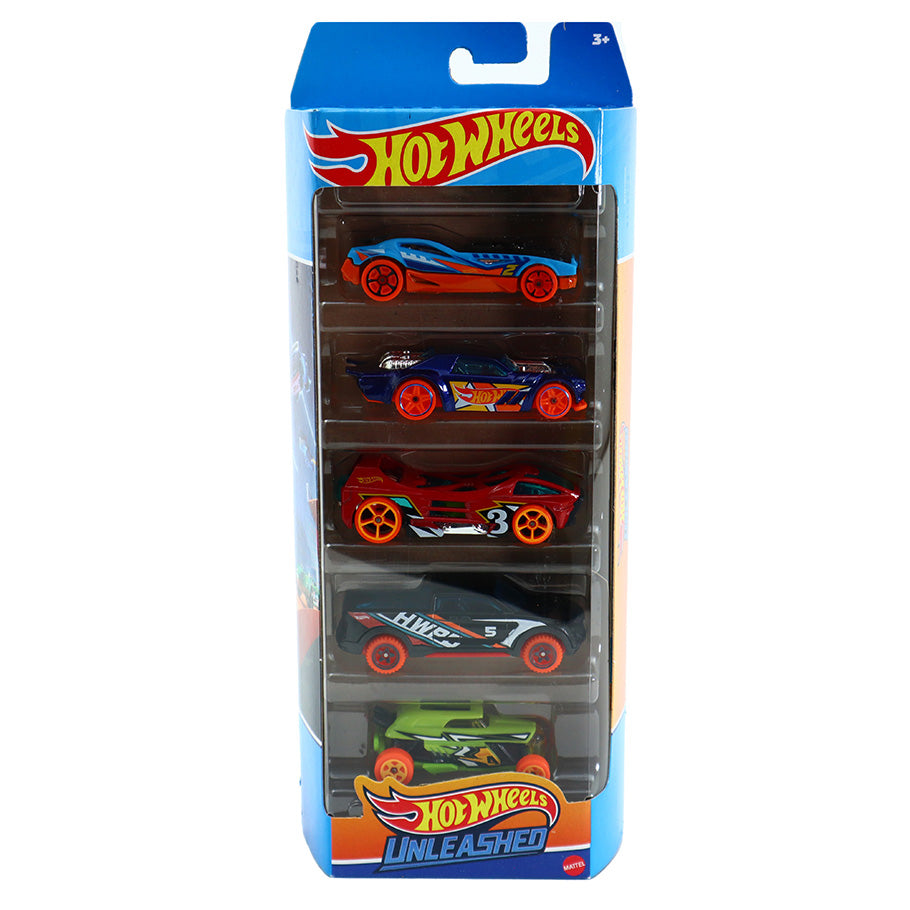 Hot Wheels 5-Pack 2022 Release: Hot Wheels Unleashed (HFV79) Box Set