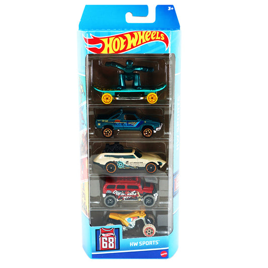 Hot Wheels 5-Pack 2022 Release: HW Sports (HFV78) Box Set