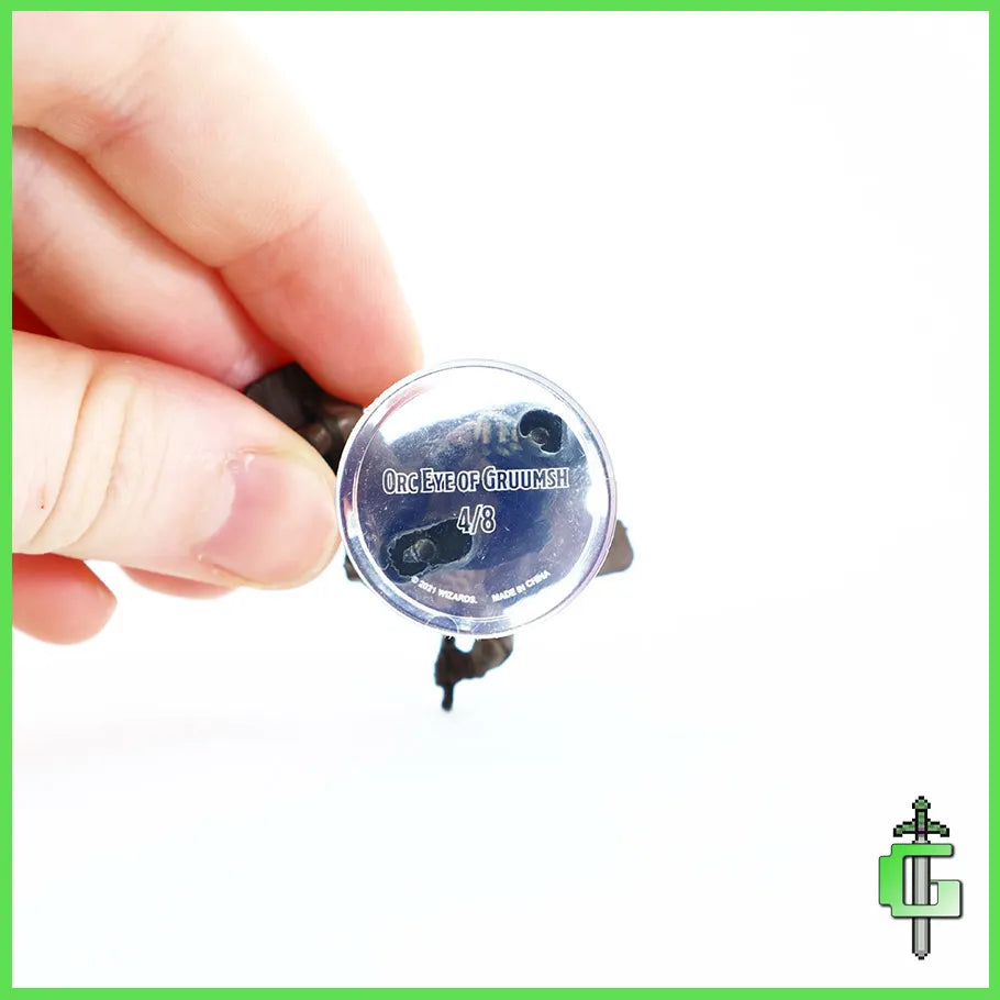 Dungeons and Dragons Icons of the Realms Orc Warband Handpainted Miniature: #4 Orc Eye of Gruumsh Base Plate
