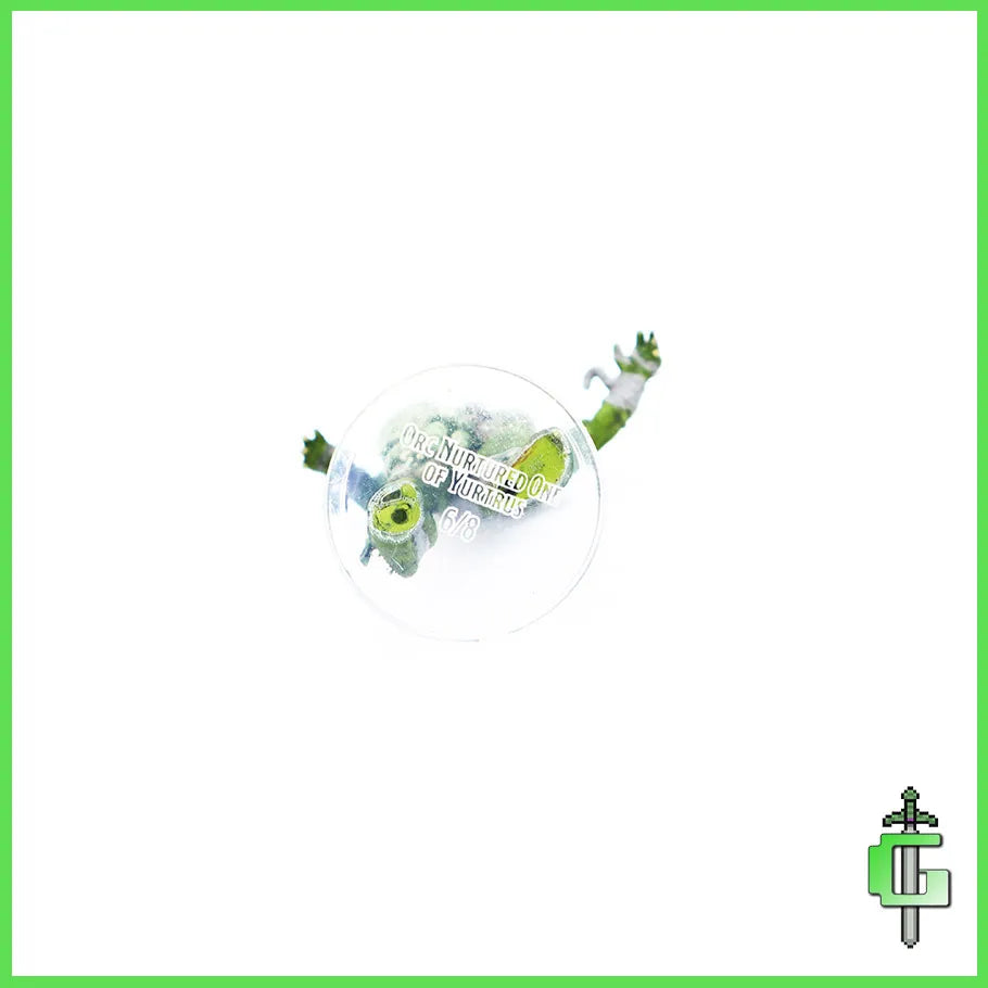 Dungeons and Dragons Icons of the Realms Orc Warband Handpainted Miniature: #6 Orc Nurtured One of Yurtrus Bottom Base View