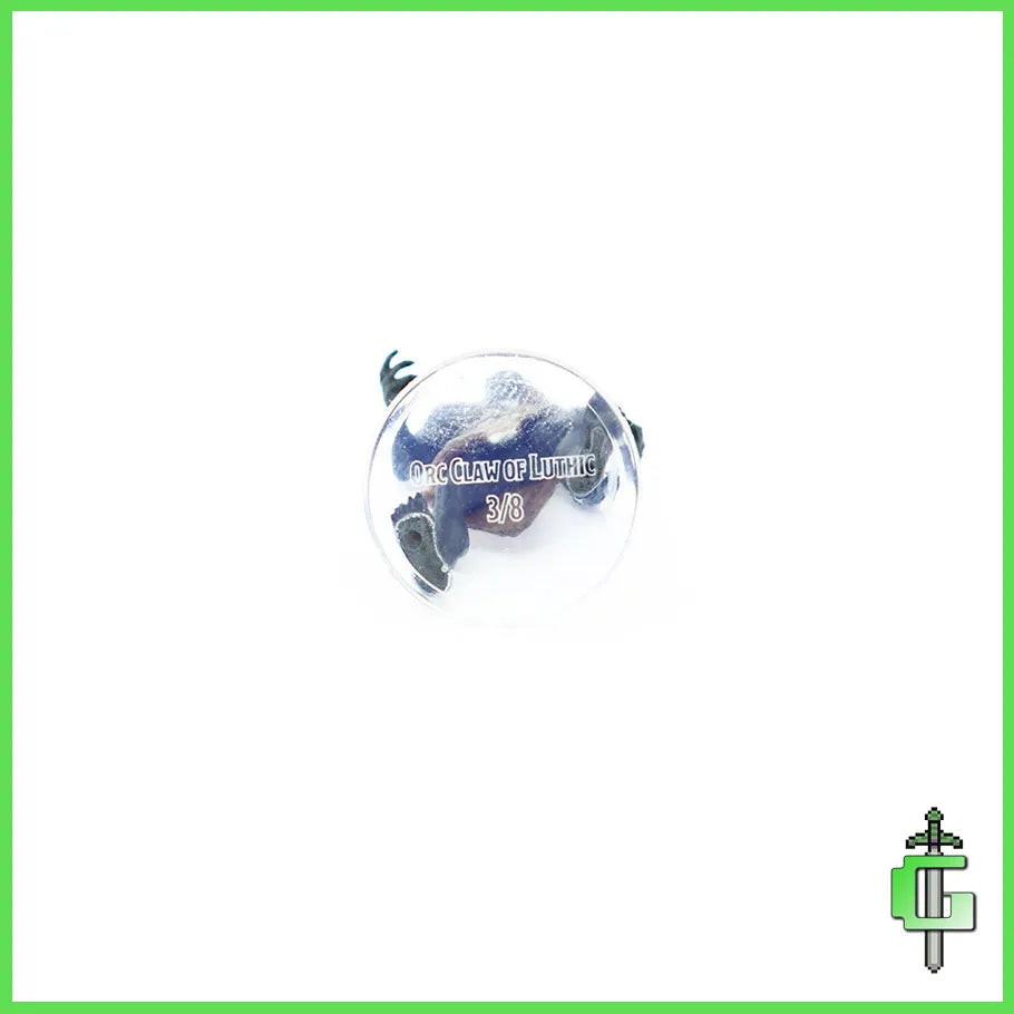 Dungeons and Dragons Icons of the Realms Orc Warband Handpainted Miniature: #3 Orc Claw of Luthic Base Plate