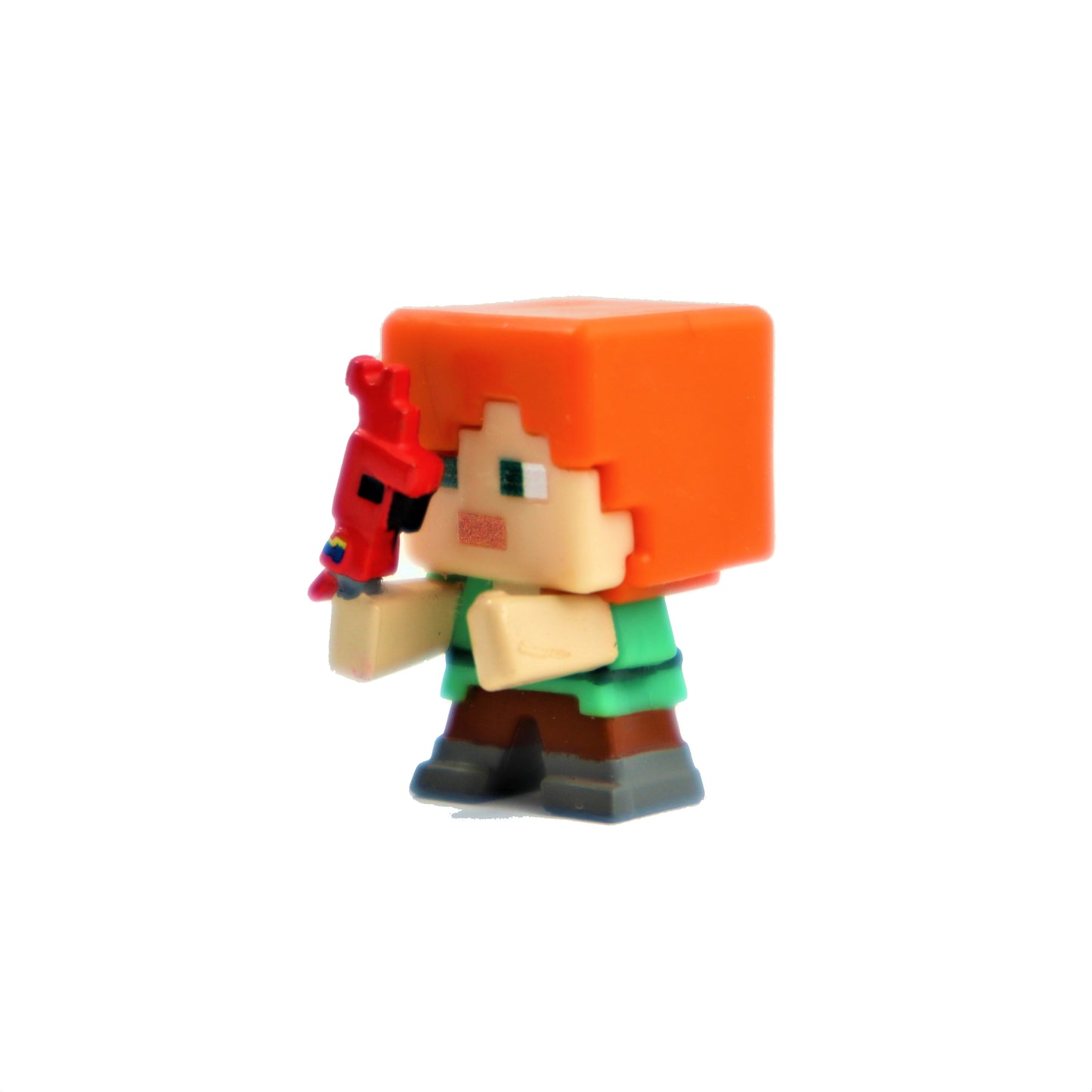 Minecraft Mini Figures TNT Series: 25 - 1" Alex holding Parrot