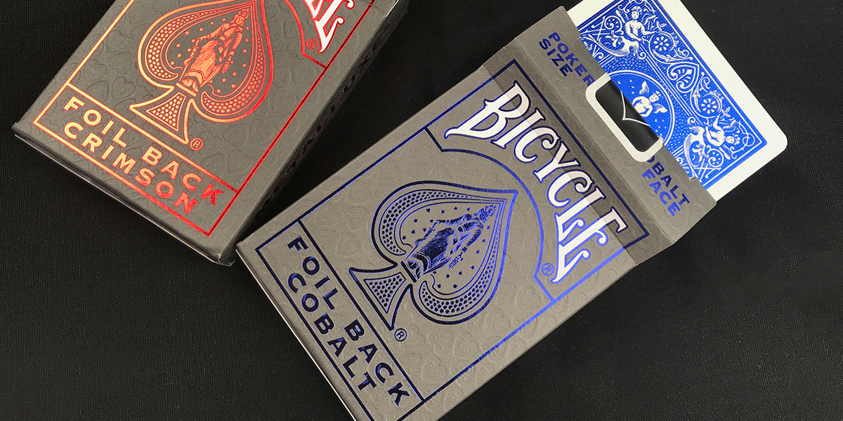 Bicycle Premium Playing Card Deck: Metalluxe Cobalt Blue Finish Rider Back