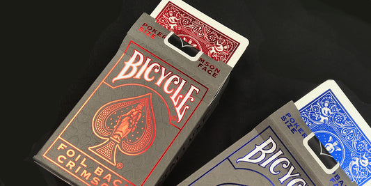 Bicycle Premium Playing Card Deck: Metalluxe Crimson Red Finish Rider Back