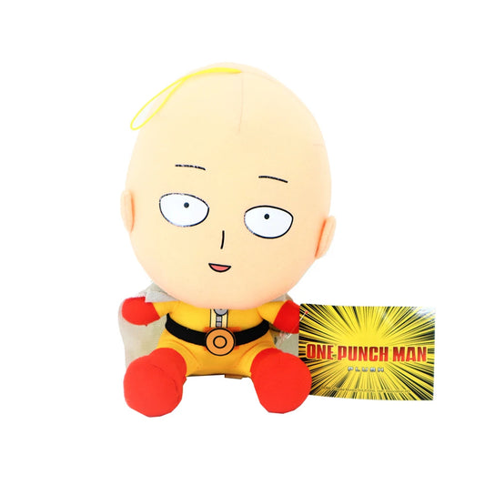 One Punch Man Official Anime Plush: 7in Saitama Sitting