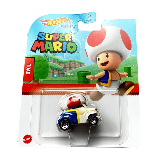 Hot Wheels Super Mario Character Cars: Toad: 1:64 Scale: HDM87 In Blister 2021 Release