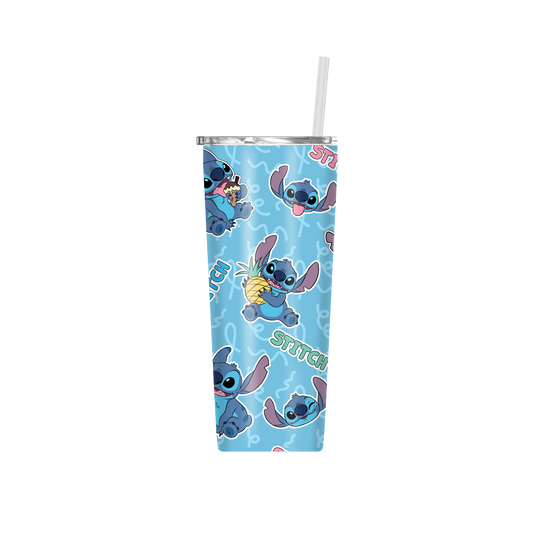 Lilo and Stitch Double Walled 22oz Stainless Steel Tumbler w/ Straw