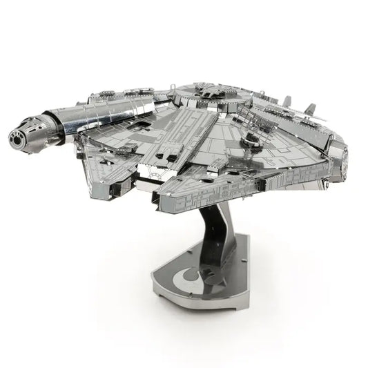 Star Wars Official 3D Metal Model Kit: 4in Premium Series Millennium Falcon Front Profile