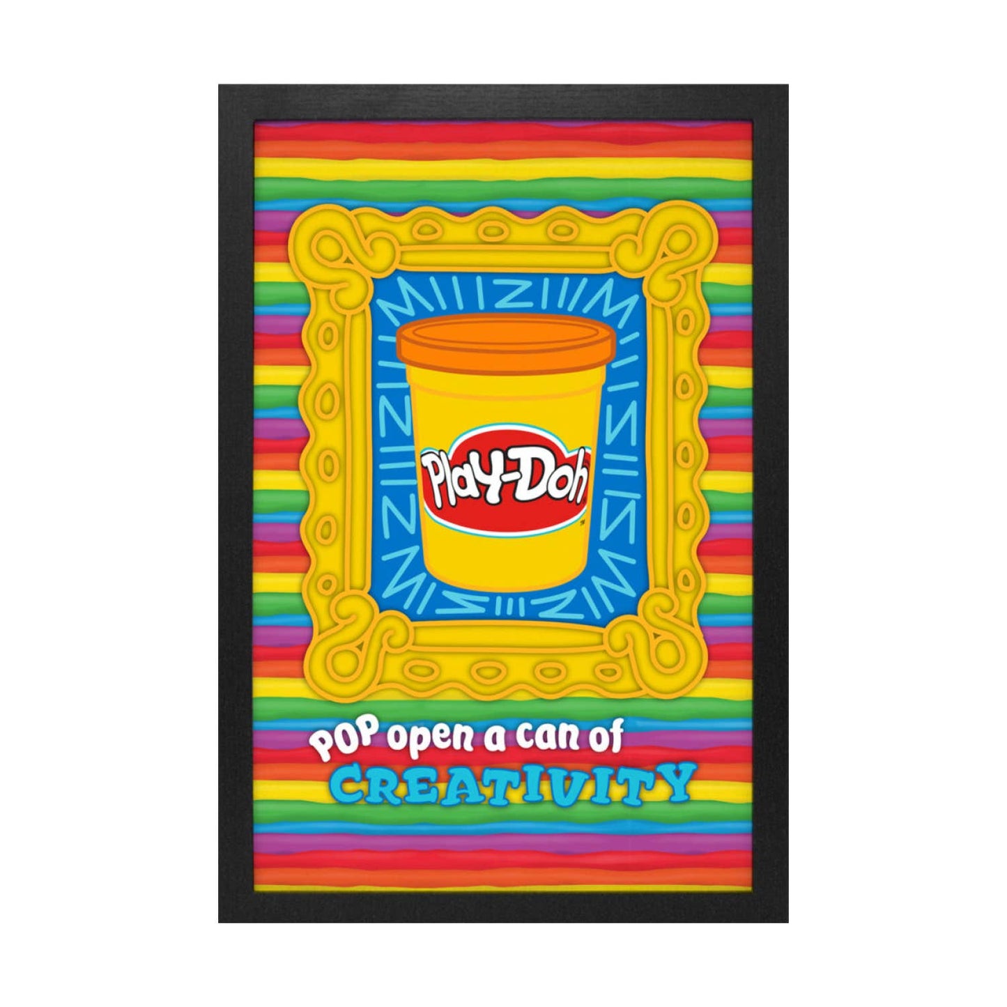 Play-Doh - Pop Open 11" x 17" Framed Print Wall Art