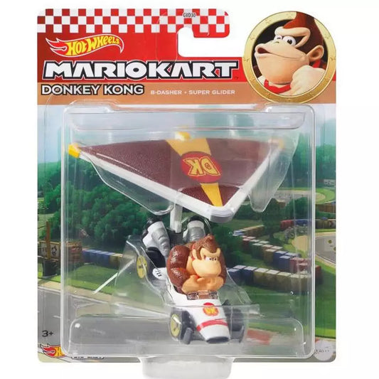 Donkey Kong Nintendo Hotwheels Diecast Car in Blister Packaging