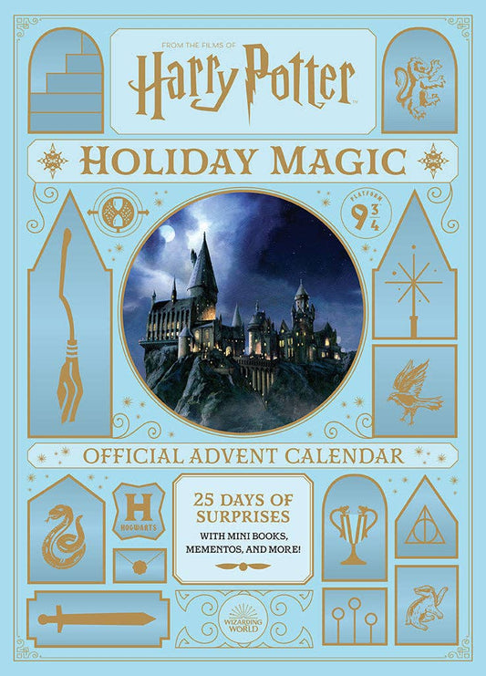 Warner Bros Harry Potter: Holiday Magic: The Official Advent Calendar Buttons Recipe Cards Gifts More