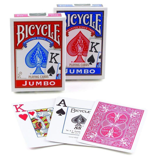 Bicycle Playing Card Deck: Jumbo Index Easy Read Standard (Single Deck)