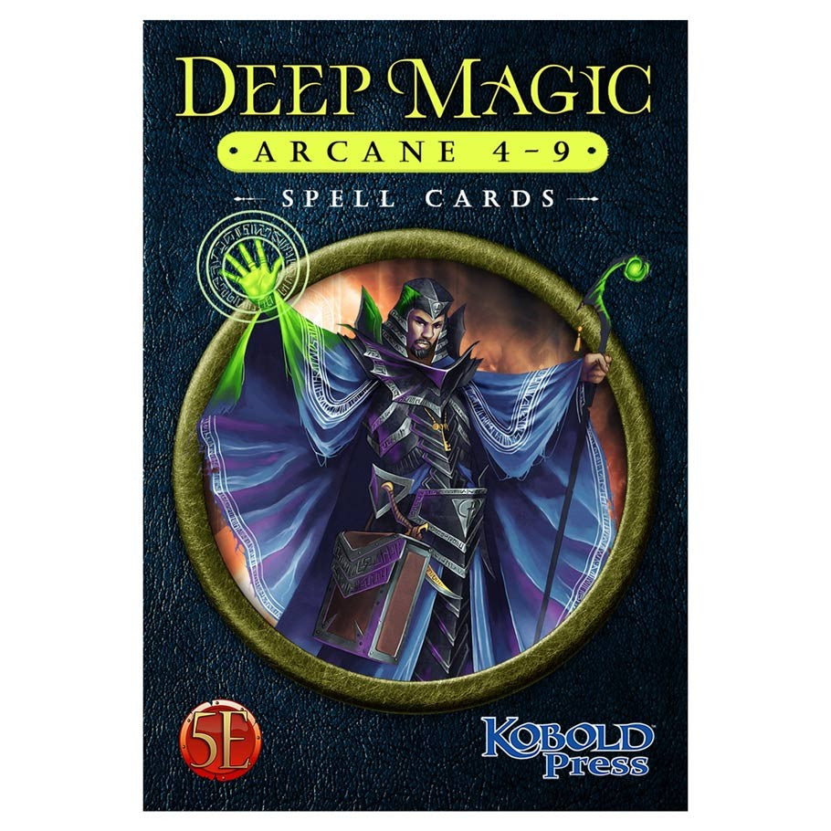 Kobold Press Deep Magic Arcane Spell Cards 4-9 - D&D 5E - 250 Card Set