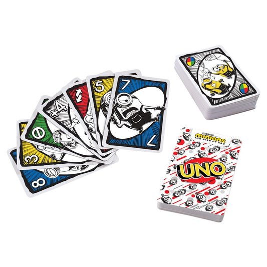 Uno Card Game: Minions The Rise of Gru Despicable Me Edition