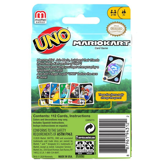 Uno Card Game: Mario Kart Edition