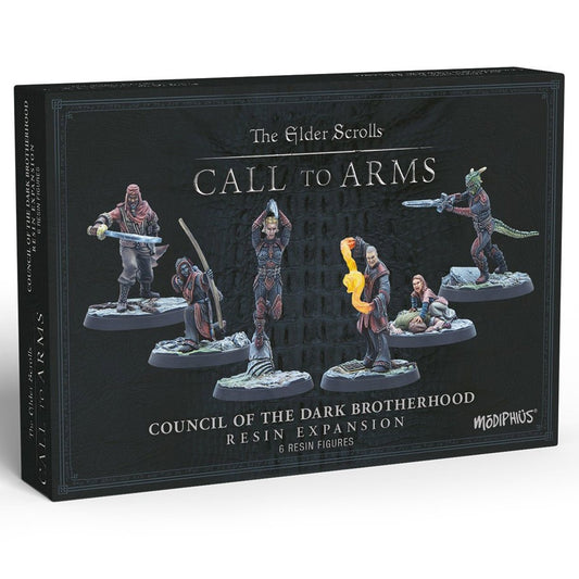 Elder Scrolls Call to Arms: Dark Brotherhood Council: Unpainted Resin Miniatures