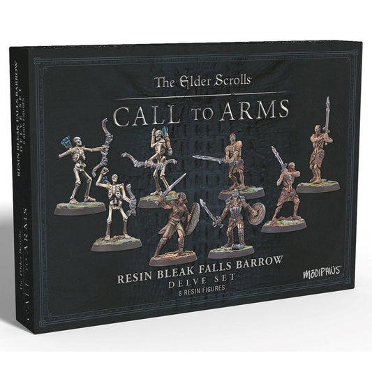 Elder Scrolls Call to Arms: Bleak Falls Barrow Delve Set: Unpainted Resin Miniatures